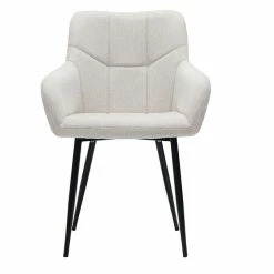 Chaises Design Matelassées En Tissu Velours Texturé Beige Et Métal Noir (lot De 2) MONTERO -Canapé Soldes chaises design matelassees en tissu velours texture beige et metal noir lot de 2 montero 52270 62c6bcd571188 1200 675