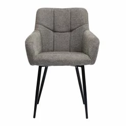 Chaises Design Matelassées En Tissu Velours Texturé Gris Et Métal Noir (lot De 2) MONTERO -Canapé Soldes chaises design matelassees en tissu velours texture gris et metal noir lot de 2 montero 52427 6352538b005b0 1200 675