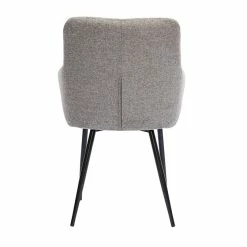 Chaises Design Matelassées En Tissu Velours Texturé Gris Et Métal Noir (lot De 2) MONTERO -Canapé Soldes chaises design matelassees en tissu velours texture gris et metal noir lot de 2 montero 52427 635253ad1f206 1200 675