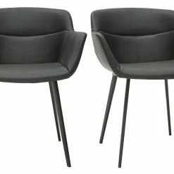 Chaises Design Noires (lot De 2) NERO