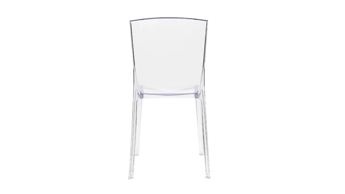 Chaises Design Transparentes Empilables (lot De 2) ISLAND 7 Chaises Design Transparentes Empilables (lot De 2) ISLAND – Image 5
