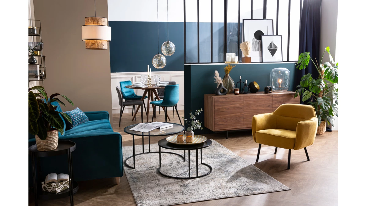 Chaises Empilables Design En Tissu Gris Foncé (lot De 2) KARLA 9 Chaises Empilables Design En Tissu Gris Foncé (lot De 2) KARLA – Image 7