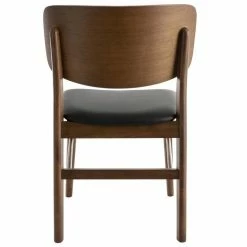 Chaises En Bois Foncé Noyer Et Assises Noires (lot De 2) SHELDON -Canapé Soldes chaises en bois fonce noyer et assises noires lot de 2 sheldon 48515 5f8420b3eef4e 1200 675