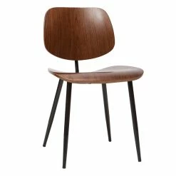 Chaises En Bois Foncé Noyer Et Métal Noir (lot De 2) TOBIAS 14 Chaises En Bois Foncé Noyer Et Métal Noir (lot De 2) TOBIAS -Canapé Soldes chaises en bois fonce noyer et metal noir lot de 2 tobias 49313 60ba303e3e1e0 1200 675