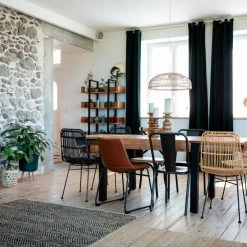 Chaises En Rotin Et Métal Noir (lot De 2) MALACCA -Canapé Soldes chaises en rotin et metal noir lot de 2 malacca 43822 5f32542958003 1200 675