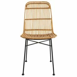 Chaises En Rotin Et Métal Noir (lot De 2) MALACCA -Canapé Soldes chaises en rotin et metal noir lot de 2 malacca 43822 608935804c7fe 1200 675