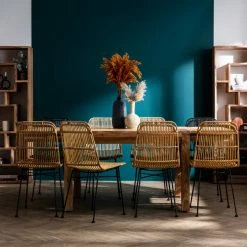 Chaises En Rotin Et Métal Noir (lot De 2) MALACCA -Canapé Soldes chaises en rotin et metal noir lot de 2 malacca 43822 6099559b329eb 1200 675