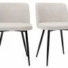 Chaises En Tissu Effet Velours Texturé Beige Et Métal Noir (lot De 2) MONTI -Canapé Soldes chaises en tissu effet velours texture beige et metal noir lot de 2 monti 51875 62beba695a877 1200 675
