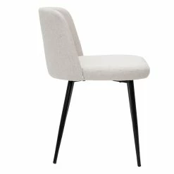 Chaises En Tissu Effet Velours Texturé Beige Et Métal Noir (lot De 2) MONTI -Canapé Soldes chaises en tissu effet velours texture beige et metal noir lot de 2 monti 51875 62beba7ac8838 1200 675