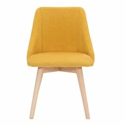 Chaises En Tissu Effet Velours Texturé Jaune Moutarde Et Bois Massif (lot De 2) HIGGINS -Canapé Soldes chaises en tissu effet velours texture jaune moutarde et bois massif lot de 2 higgins 52676 6356671ddad03 1200 675