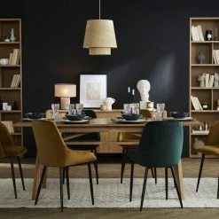 Chaises En Tissu Velours Bronze Et Métal Noir (lot De 2) HOLO -Canapé Soldes chaises en tissu velours bronze et metal noir lot de 2 holo 51844 63624286705d4 1200 675