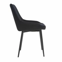 Chaises En Tissu Velours Noir Et Métal Noir (lot De 2) HOLO 15 Chaises En Tissu Velours Noir Et Métal Noir (lot De 2) HOLO -Canapé Soldes chaises en tissu velours noir et metal noir lot de 2 holo 48311 5f34effb4efff 1200 675