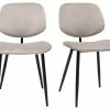 Chaises En Tissu Velours Taupe Et Métal Noir (lot De 2) TOBIAS -Canapé Soldes chaises en tissu velours taupe et metal noir lot de 2 tobias 52070 63bfd80eb7fbf 1200 675