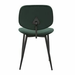 Chaises En Tissu Velours Vert Et Métal Noir (lot De 2) TOBIAS 14 Chaises En Tissu Velours Vert Et Métal Noir (lot De 2) TOBIAS -Canapé Soldes chaises en tissu velours vert et metal noir lot de 2 tobias 52069 62962b6719786 1200 675