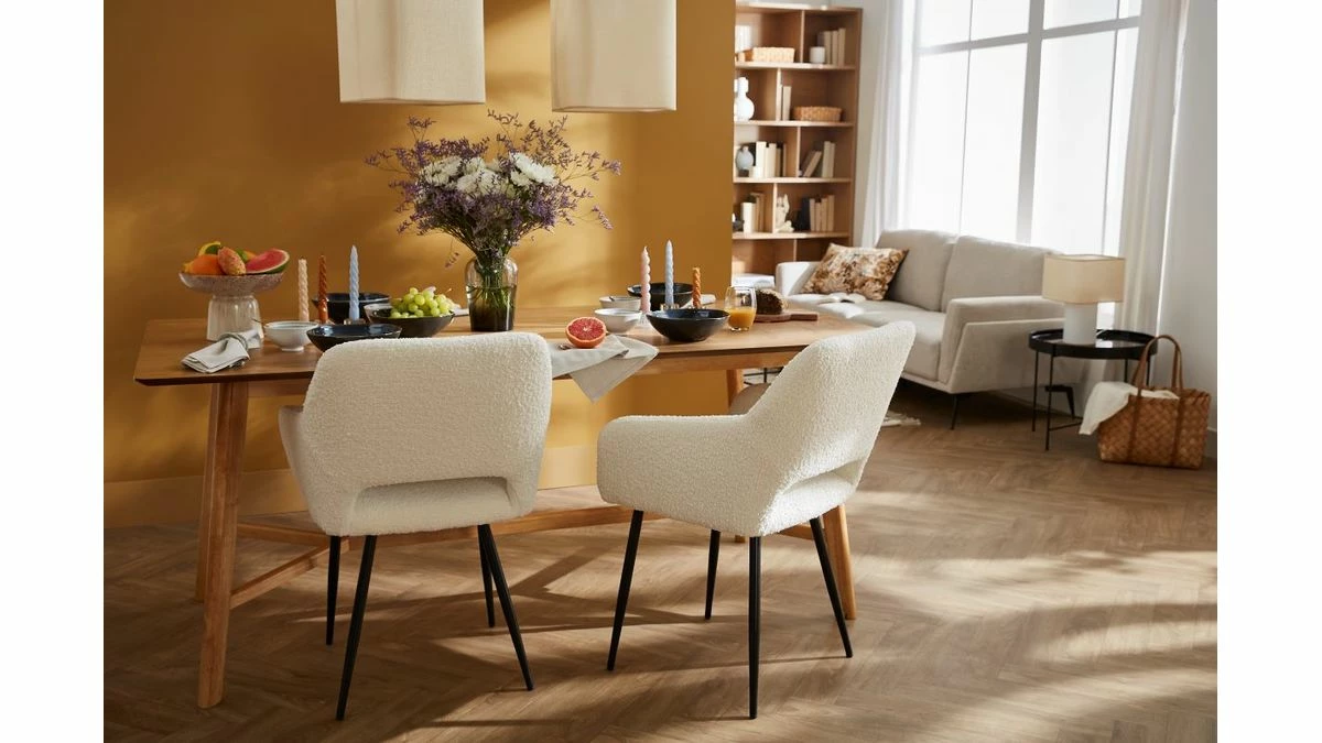 Chaises Noires (lot De 2) LAURETTE 10 Chaises Noires (lot De 2) LAURETTE – Image 8