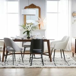 Chaises Noires (lot De 2) LAURETTE 17 Chaises Noires (lot De 2) LAURETTE -Canapé Soldes chaises noires lot de 2 laurette 52257 63456c7b43049 1200 675