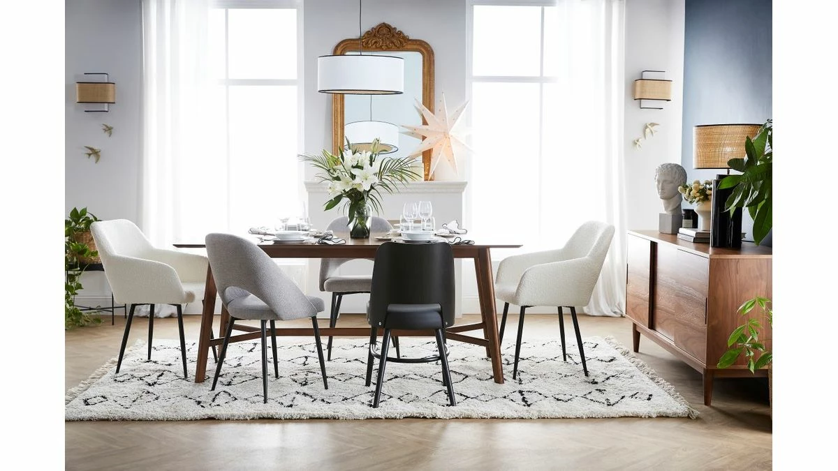 Chaises Noires (lot De 2) LAURETTE 9 Chaises Noires (lot De 2) LAURETTE – Image 7