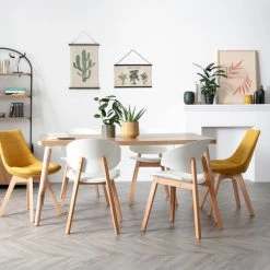 Chaises Scandinaves Blanc Et Bois Clair (lot De 2) BLOEM - Miliboo & Stéphane Plaza -Canapé Soldes chaises scandinaves blanc et bois clair lot de 2 bloem miliboo et stephane plaza 47165 5e7c86f3767cd 1200 675