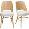 Chaises Scandinaves Bois Chêne Et Tissu Effet Laine Bouclée écru (lot De 2) EDITO -Canapé Soldes chaises scandinaves bois chene et tissu effet laine bouclee ecru lot de 2 edito 52636 6369228f64902 1200 675