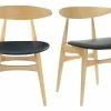 Chaises Scandinaves Bois Clair Et Noir (lot De 2) WALFORD 2 Chaises Scandinaves Bois Clair Et Noir (lot De 2) WALFORD -Canapé Soldes chaises scandinaves bois clair et noir lot de 2 walford 40335 5c177e24337fb 1200 675