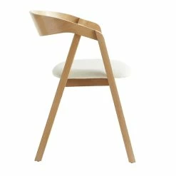 Chaises Scandinaves En Bois Clair Chêne Massif Et Tissu Effet Laine Bouclée écru (lot De 2) LOVA -Canapé Soldes chaises scandinaves en bois clair chene massif et tissu effet laine bouclee ecru lot de 2 lova 53661 63b3e834580a0 1200 675