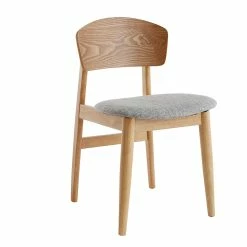 Chaises Scandinaves En Bois Clair Et Tissu Gris Clair (lot De 2) ELION -Canapé Soldes chaises scandinaves en bois clair et tissu gris clair lot de 2 elion 50436 628644c394c9c 1200 675