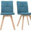 Chaises Scandinaves En Tissu Bleu Et Bois Clair Massif (lot De 2) THEA -Canapé Soldes chaises scandinaves en tissu bleu et bois clair massif lot de 2 thea 42350 5bbcc6a3f2674 1200 675