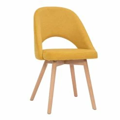 Chaises Scandinaves En Tissu Effet Velours Texturé Jaune Moutarde Et Bois Clair Massif (lot De 2) COSETTE -Canapé Soldes chaises scandinaves en tissu effet velours texture jaune moutarde et bois clair massif lot de 2 cosette 52076 62cc47488d49a 1200 675