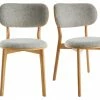 Chaises Scandinaves En Tissu Gris Clair Et Bois Clair Massif (lot De 2) FAUVETTE -Canapé Soldes chaises scandinaves en tissu gris clair et bois clair massif lot de 2 fauvette 52604 632ac51836a32 1200 675