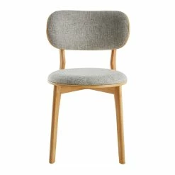 Chaises Scandinaves En Tissu Gris Clair Et Bois Clair Massif (lot De 2) FAUVETTE -Canapé Soldes chaises scandinaves en tissu gris clair et bois clair massif lot de 2 fauvette 52604 632ac51c69713 1200 675