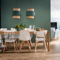 Chaises Scandinaves Gris Et Bois Clair (lot De 2) LEENA -Canapé Soldes chaises scandinaves gris et bois clair lot de 2 leena 41046 60db3162f411f 1200 675