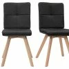 Chaises Scandinaves Gris Foncé Et Bois Clair Massif (lot De 2) THEA -Canapé Soldes chaises scandinaves gris fonce et bois clair massif lot de 2 thea 41181 62de69b5679ef 1200 675