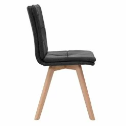 Chaises Scandinaves Gris Foncé Et Bois Clair Massif (lot De 2) THEA -Canapé Soldes chaises scandinaves gris fonce et bois clair massif lot de 2 thea 41181 62de69fb6e4ce 1200 675