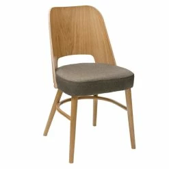 Chaises Vintage Bois Clair Chêne Et Assises En Tissu Marron (lot De 2) EDITO -Canapé Soldes chaises vintage bois clair chene et assises en tissu marron lot de 2 edito 52635 63369b7ec913e 1200 675