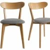 Chaises Vintage Bois Clair Chêne Et Tissu Gris (lot De 2) DOVE -Canapé Soldes chaises vintage bois clair chene et tissu gris lot de 2 dove 50029 608fbbe3e4c85 1200 675