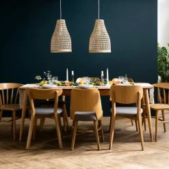 Chaises Vintage Bois Clair Chêne Et Tissu Gris (lot De 2) DOVE -Canapé Soldes chaises vintage bois clair chene et tissu gris lot de 2 dove 50029 60d9ccb46e34d 1200 675