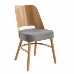 Chaises Vintage Bois Clair Chêne Et Tissu Gris (lot De 2) EDITO -Canapé Soldes chaises vintage bois clair chene et tissu gris lot de 2 edito 50038 608fc7a09fe32 1200 675