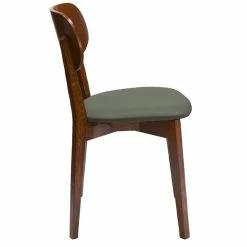 Chaises Vintage Bois Foncé Et Assises En Tissu Kaki (lot De 2) LUCIA -Canapé Soldes chaises vintage bois fonce et assises en tissu kaki lot de 2 lucia 52628 6388cbe5a27b4 1200 675