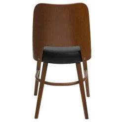 Chaises Vintage Bois Foncé Et Assises Noires (lot De 2) EDITO -Canapé Soldes chaises vintage bois fonce et assises noires lot de 2 edito 52639 63888ff74f72b 1200 675