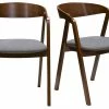 Chaises Vintage Bois Massif Teinté Noyer Et Tissu Gris (lot De 2) LOVA -Canapé Soldes chaises vintage bois massif teinte noyer et tissu gris lot de 2 lova 53660 63b3f34b7b75f 1200 675