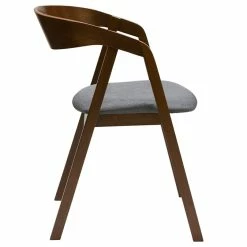 Chaises Vintage Bois Massif Teinté Noyer Et Tissu Gris (lot De 2) LOVA -Canapé Soldes chaises vintage bois massif teinte noyer et tissu gris lot de 2 lova 53660 63b3f351250a8 1200 675