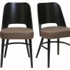 Chaises Vintage Bois Noir Et Tissu Marron (lot De 2) EDITO -Canapé Soldes chaises vintage bois noir et tissu marron lot de 2 edito 52644 636927919aaf5 1200 675