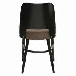 Chaises Vintage Bois Noir Et Tissu Marron (lot De 2) EDITO -Canapé Soldes chaises vintage bois noir et tissu marron lot de 2 edito 52644 636927ce85757 1200 675