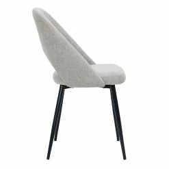 Chaises Vintage En Tissu Effet Velours Texturé Gris Et Métal Noir (lot De 2) COSETTE -Canapé Soldes chaises vintage en tissu effet velours texture gris et metal noir lot de 2 cosette 52079 62f2354a37662 1200 675