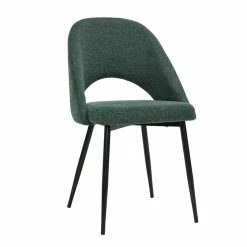 Chaises Vintage En Tissu Effet Velours Texturé Vert Et Métal Noir (lot De 2) COSETTE -Canapé Soldes chaises vintage en tissu effet velours texture vert et metal noir lot de 2 cosette 52078 62cd516c86faf 1200 675