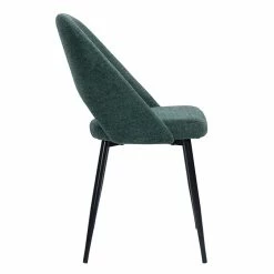 Chaises Vintage En Tissu Effet Velours Texturé Vert Et Métal Noir (lot De 2) COSETTE -Canapé Soldes chaises vintage en tissu effet velours texture vert et metal noir lot de 2 cosette 52078 62cd51720e1a1 1200 675