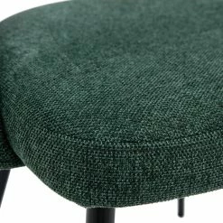 Chaises Vintage En Tissu Effet Velours Texturé Vert Et Métal Noir (lot De 2) COSETTE -Canapé Soldes chaises vintage en tissu effet velours texture vert et metal noir lot de 2 cosette 52078 62cd517bb17ae 1200 675