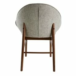 Chaises Vintage En Tissu Gris Clair Et Bois Foncé (lot De 2) SPIKE -Canapé Soldes chaises vintage en tissu gris clair et bois fonce lot de 2 spike 52950 632993159312f 1200 675