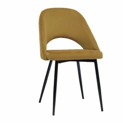 Chaises Vintage En Tissu Velours Bronze Et Métal Noir (lot De 2) COSETTE -Canapé Soldes chaises vintage en tissu velours bronze et metal noir lot de 2 cosette 52416 63caa97700640 1200 675