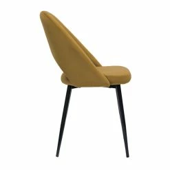 Chaises Vintage En Tissu Velours Bronze Et Métal Noir (lot De 2) COSETTE -Canapé Soldes chaises vintage en tissu velours bronze et metal noir lot de 2 cosette 52416 63caa97a36429 1200 675